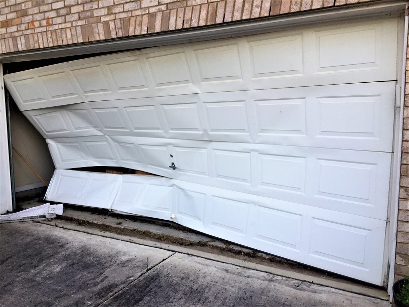 Extent of the Damage garage door