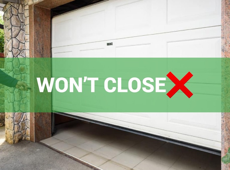 Garage Door Won't Close: Most Common Reasons & How to Fix it