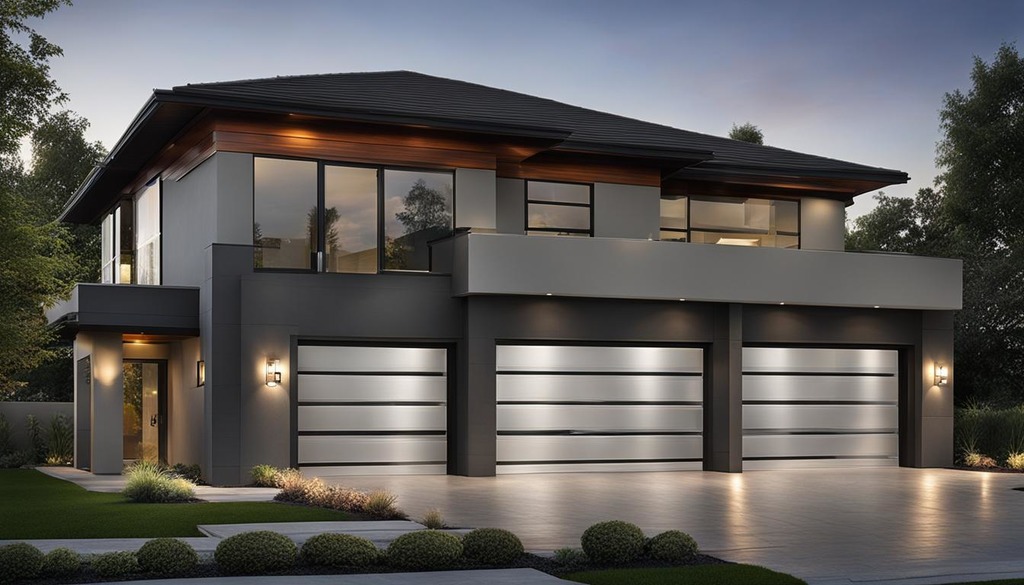 Custom garage door options to fit a modern style
