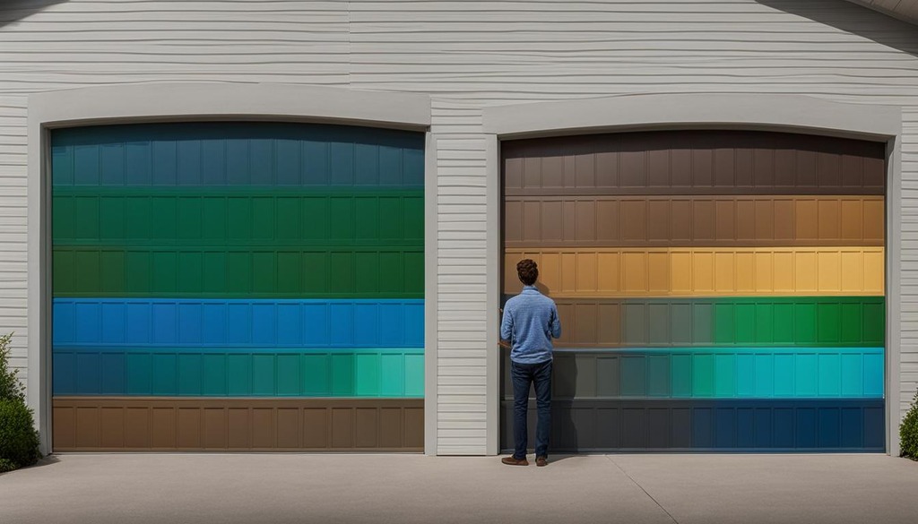 choosing garage door color