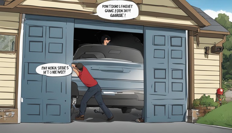 garage door spring safety precautions