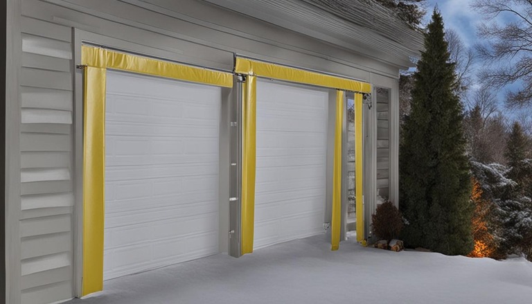 how to insulate roll up garage door