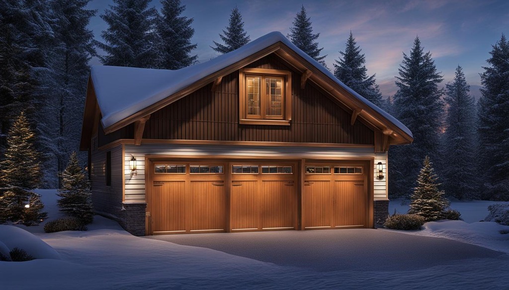 keep garage warm in winter