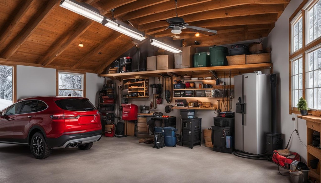 keeping garage warm in winter