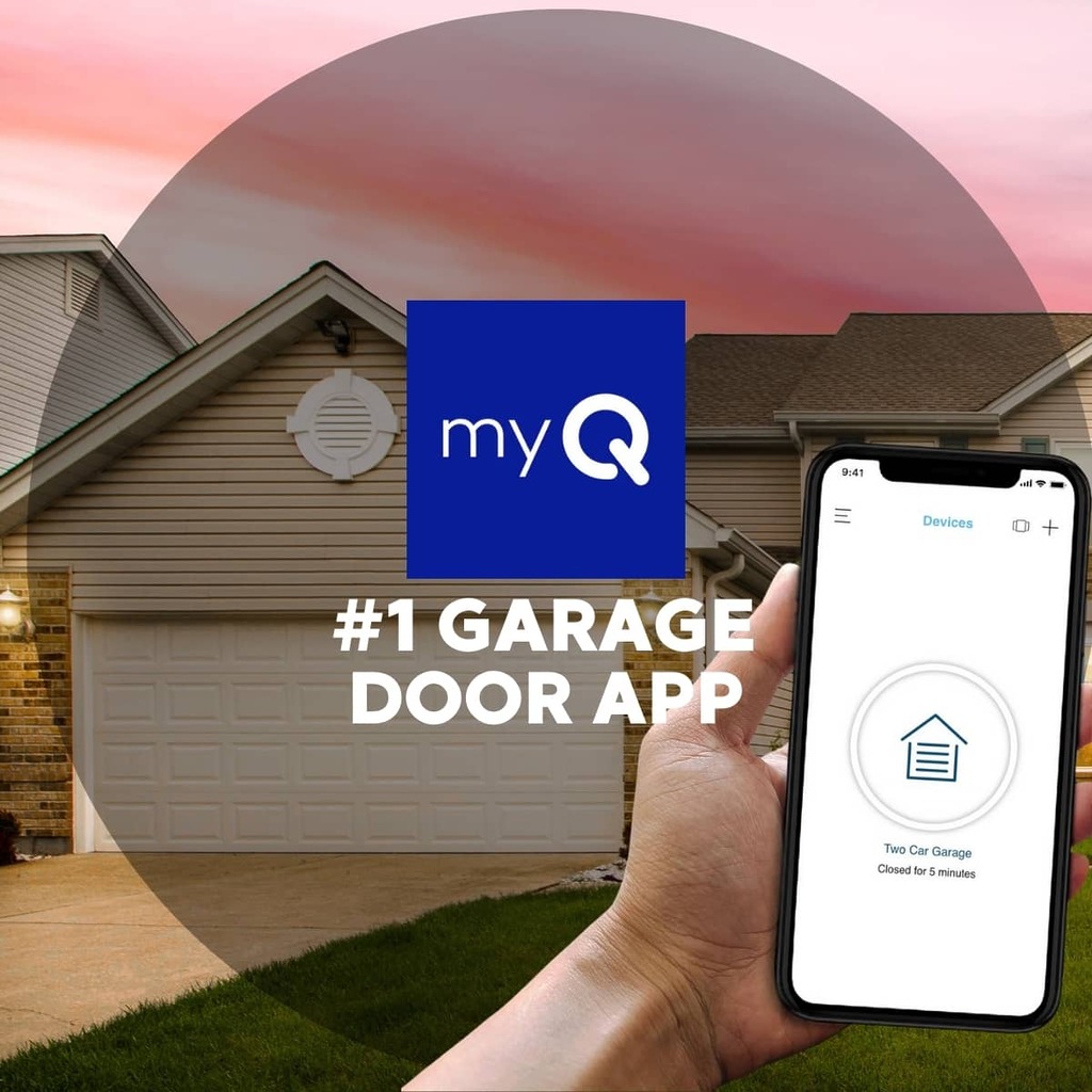 myq app garage door opener application