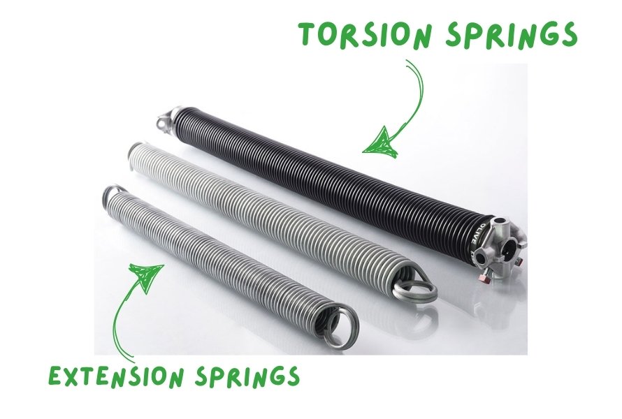 torsion and Extension garage door Springs