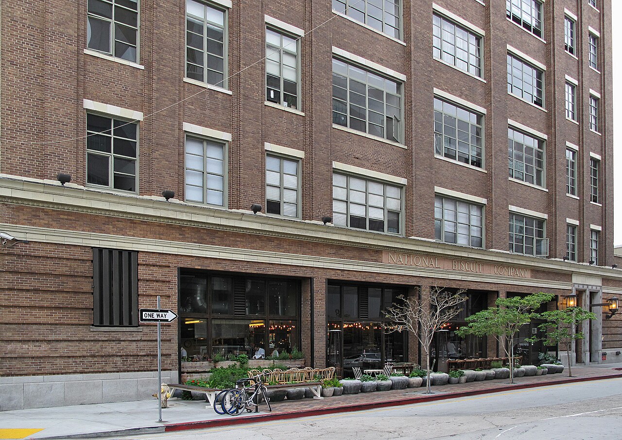 National Biscuit Company Building at Industrial and Mateo streets, Los Angeles Arts District.