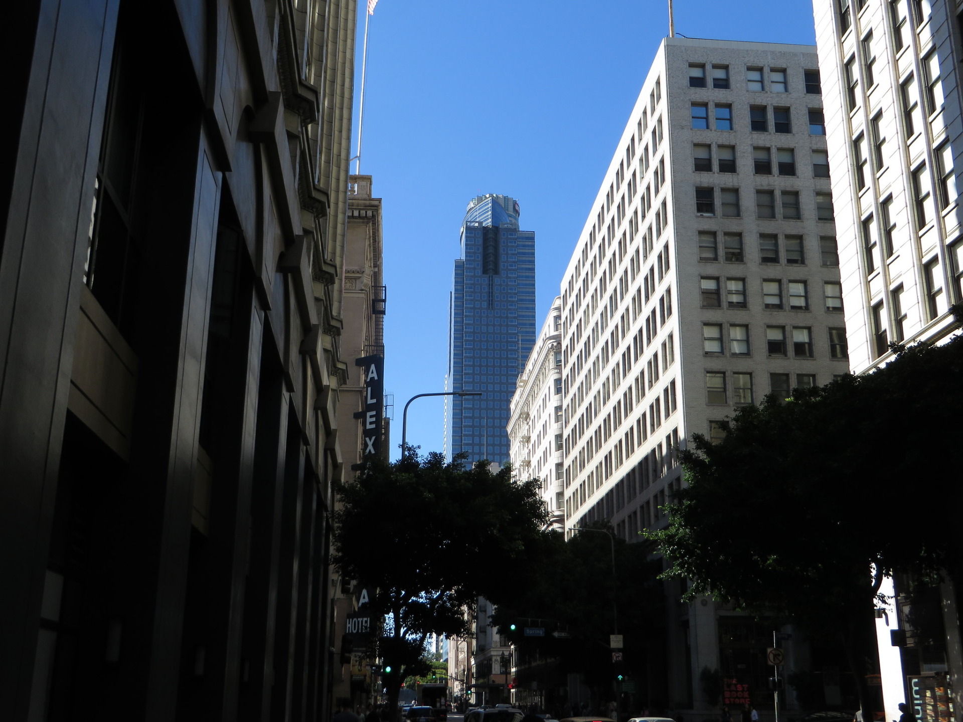 Gallery Row streetscape in the Historic Core of Downtown Los Angeles, September 2015.
