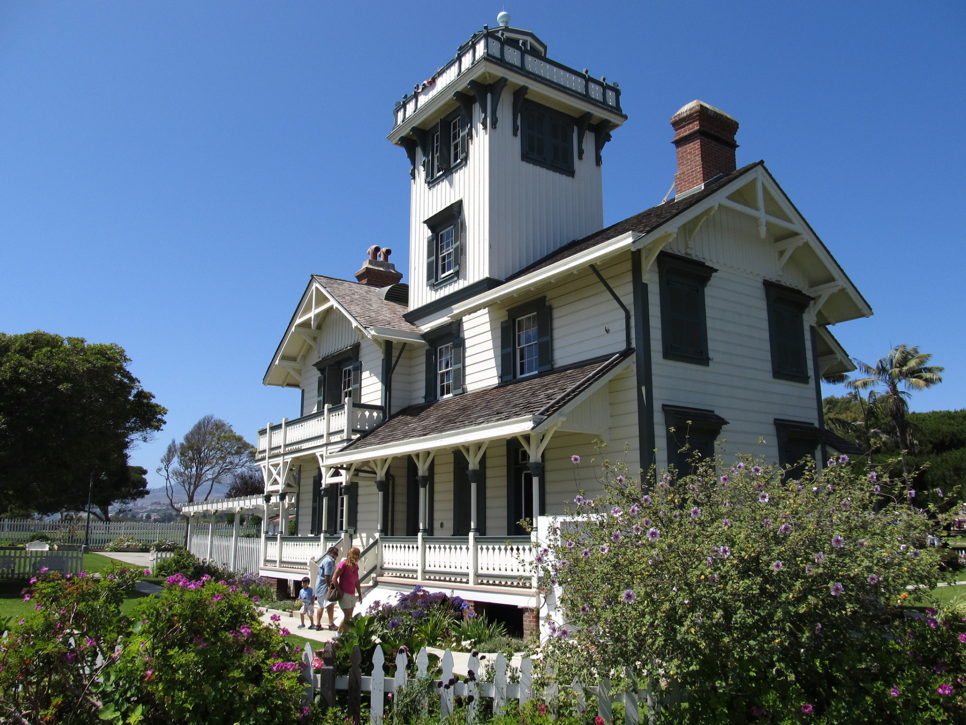 Point Fermin Lighthouse and gardens in San Pedro, August 2011.